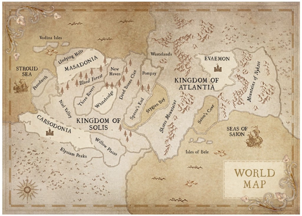 From Blood and Ash map