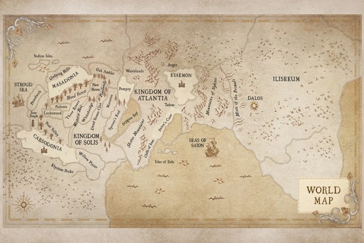 A War of Two Queens map