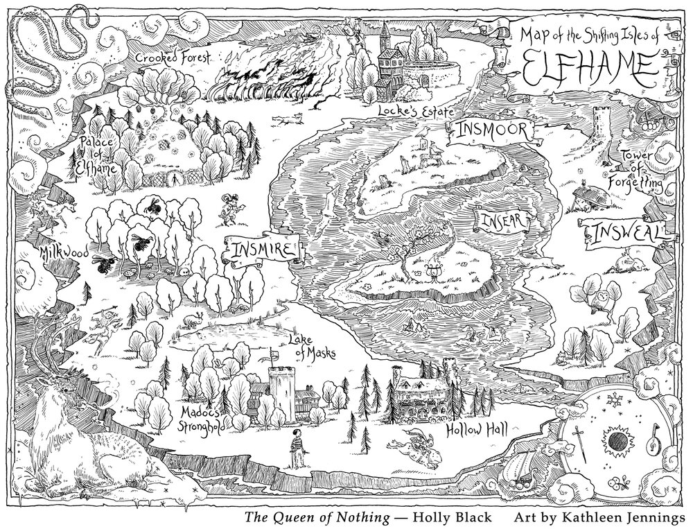 The Queen of Nothing Map