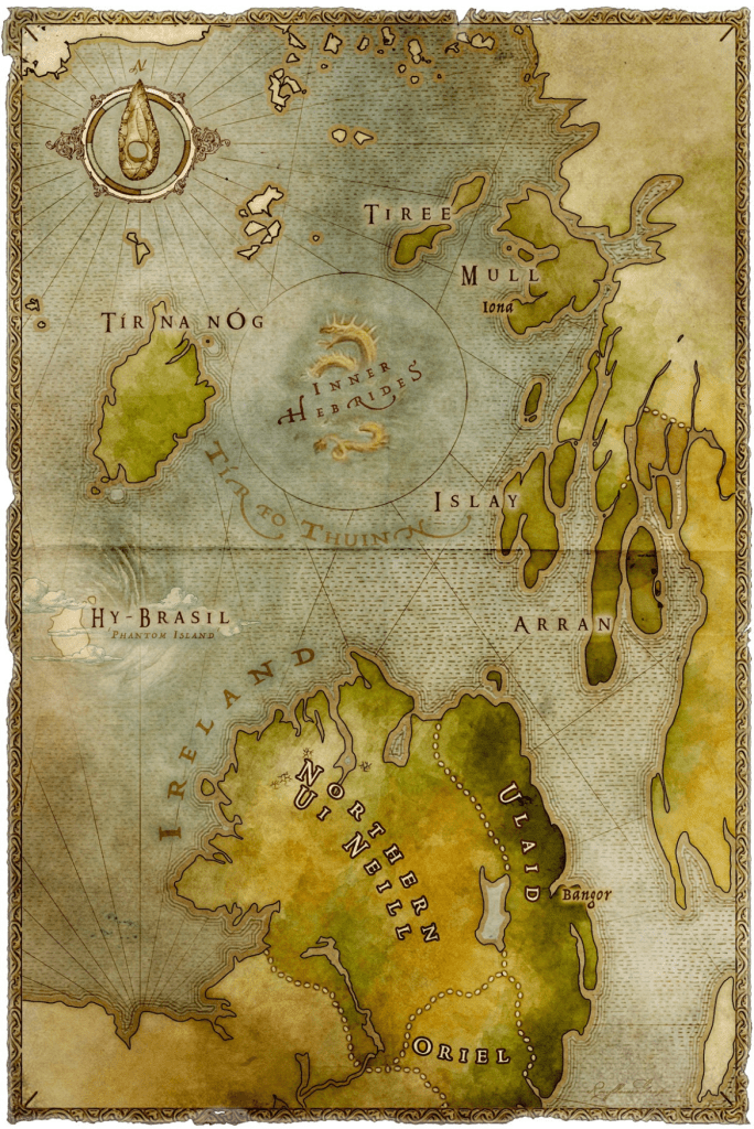 Heart of the Fae series map